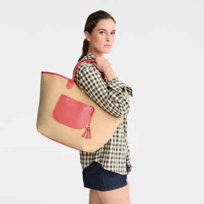 Borsa a cesta L Le Pliage Collection , Tela - Blush