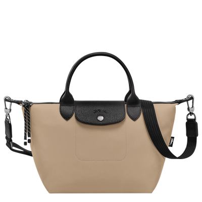 Borsa con manico S Le Pliage Energy , Tela riciclata - Argilla