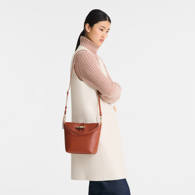 Borsa a secchiello XS Le Roseau , Pelle - Corteccia